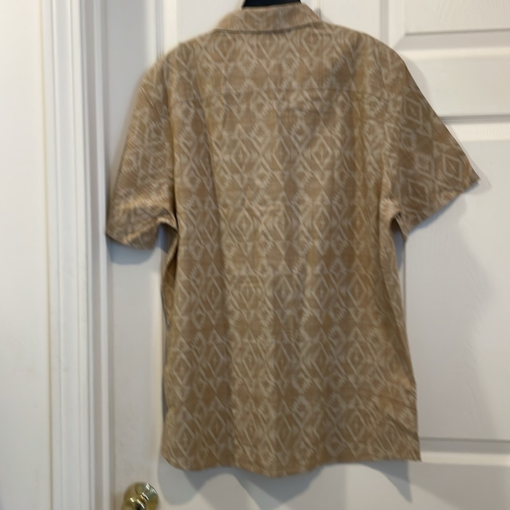 Pendleton Men's Short Sleeve Tribal Design Deacon Chambray 100% Cotton Shirt NWT - Picture 3 of 3